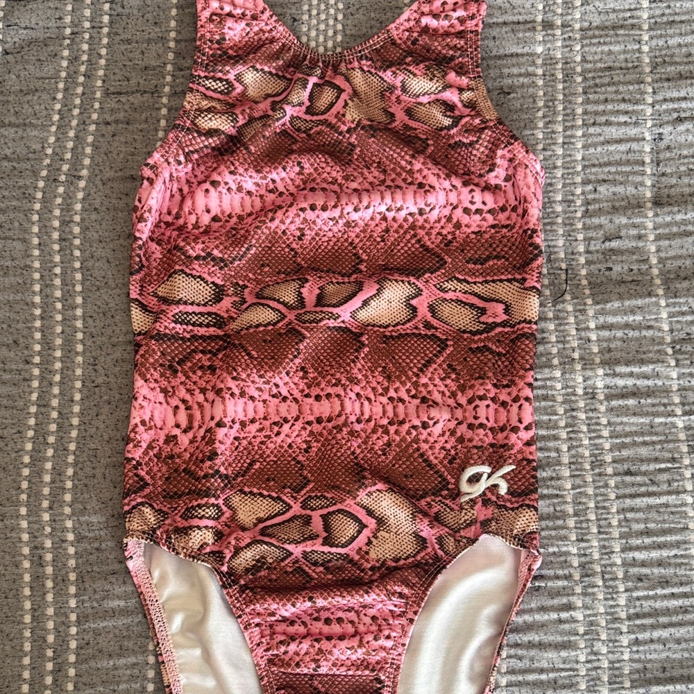 Pink Snakeskin Print Leo